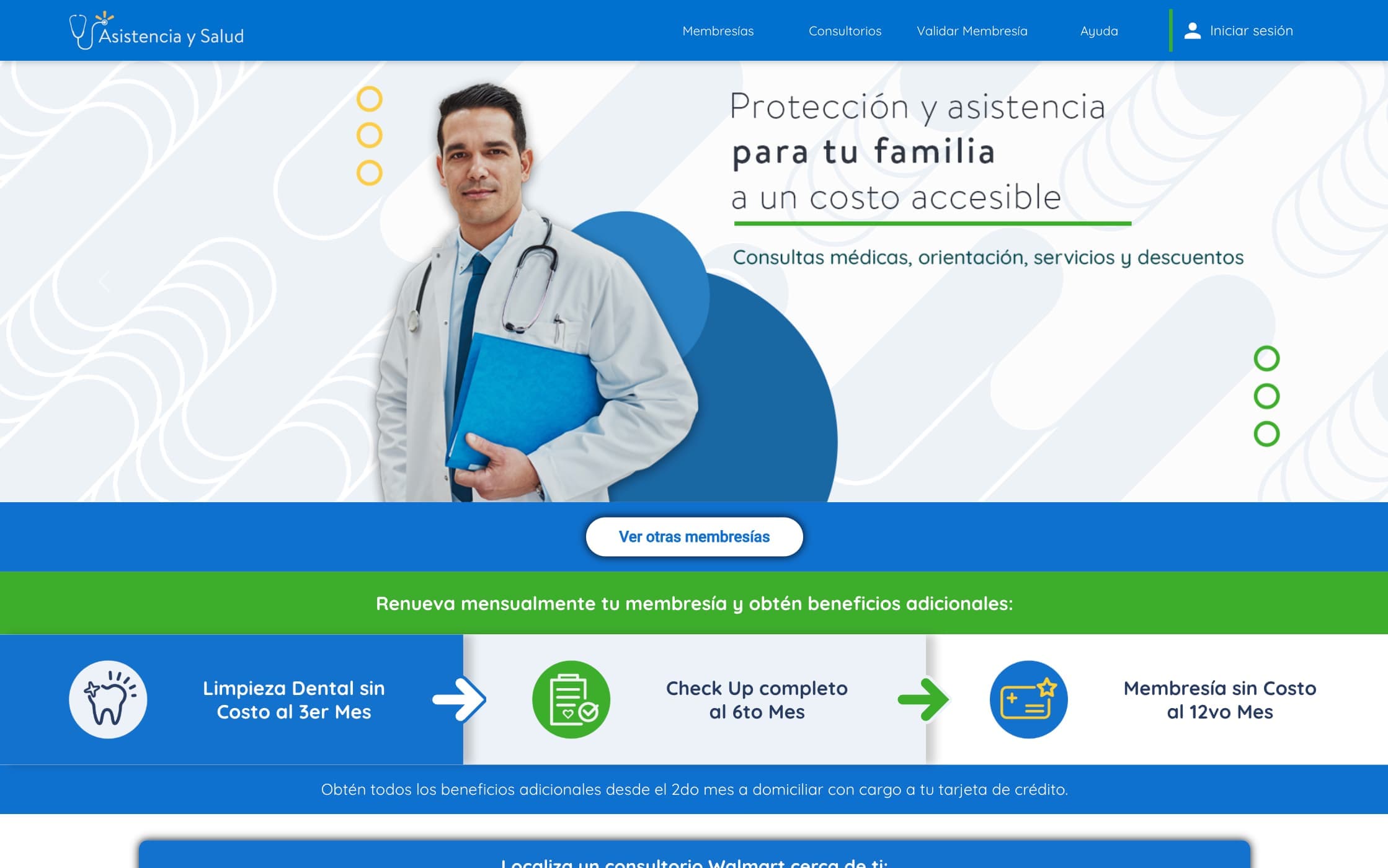 Salud Walmart — Digital Membership Platform